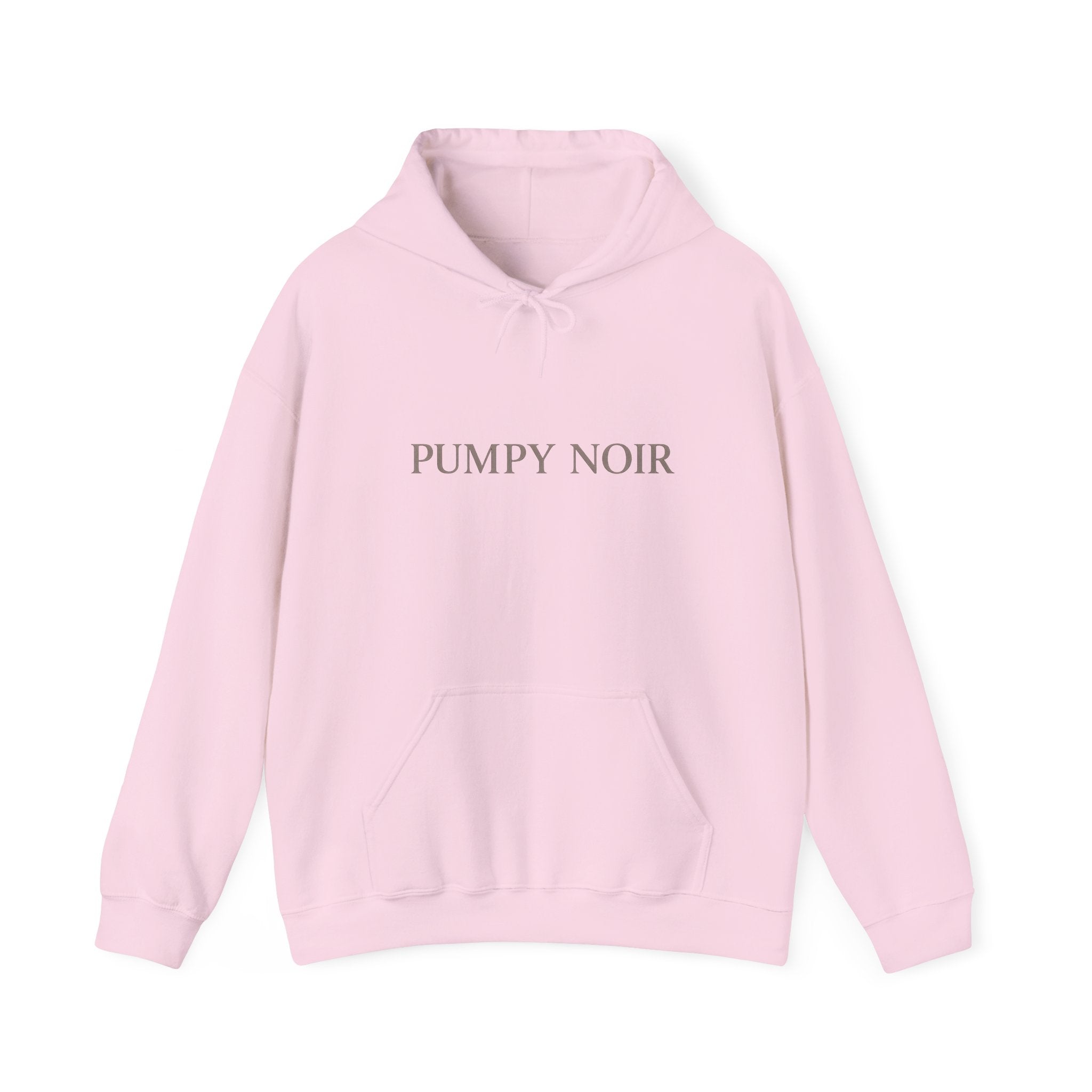 Pumpy Noir Hoodie — Minimal Pumpkin Aesthetic Fall Sweatshirt